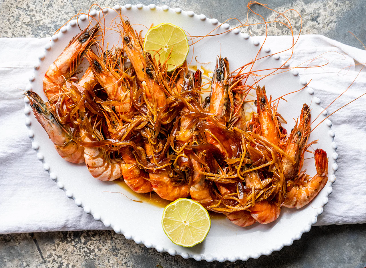 Crevettes, cooked shell on King Prawns - Image 3