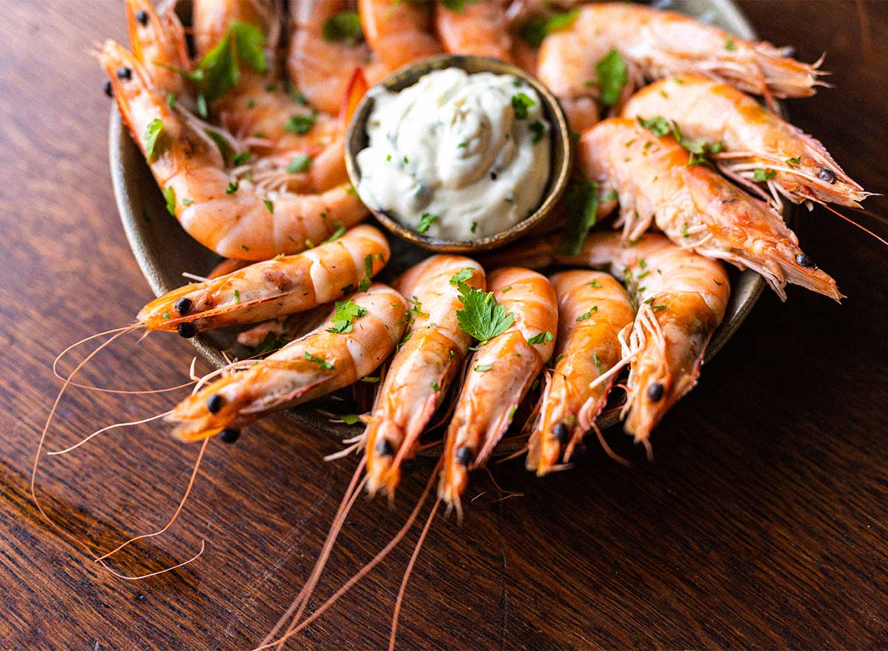 Crevettes, cooked shell on King Prawns - Image 4