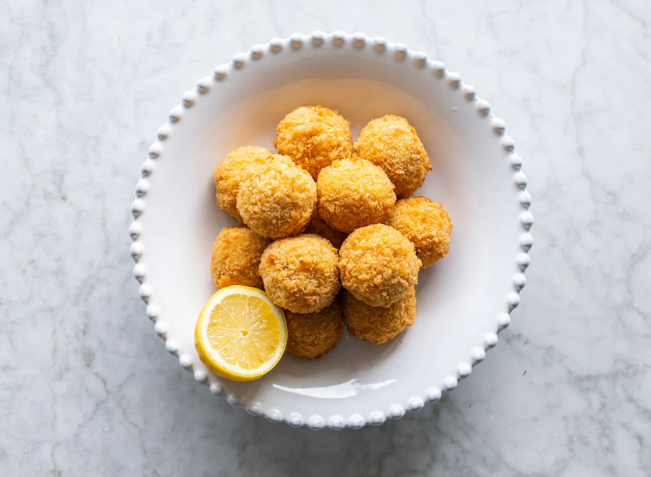 Brown Crab Meat Arancini