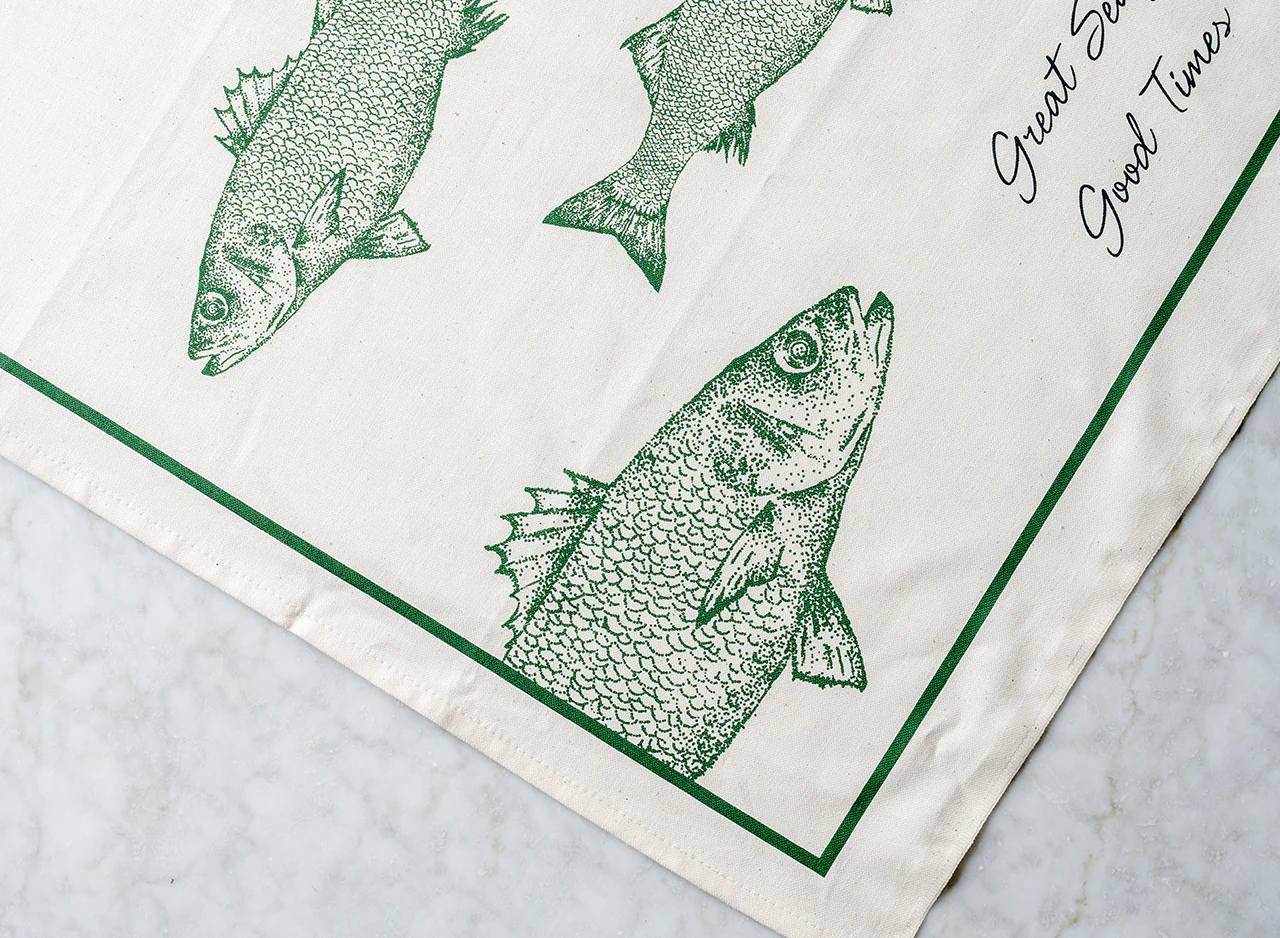 Luxury Fish Tea Towel - Image 2