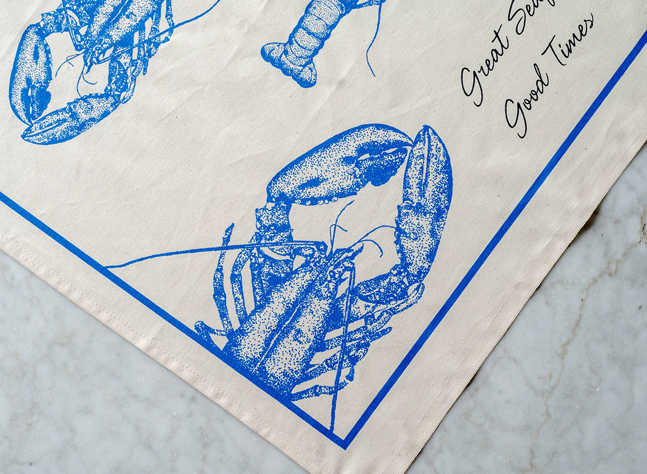 Luxury Lobster Tea Towel - Image 2
