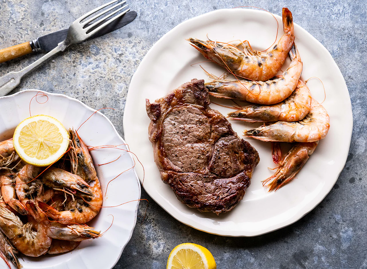 Prawns Surf n Turf