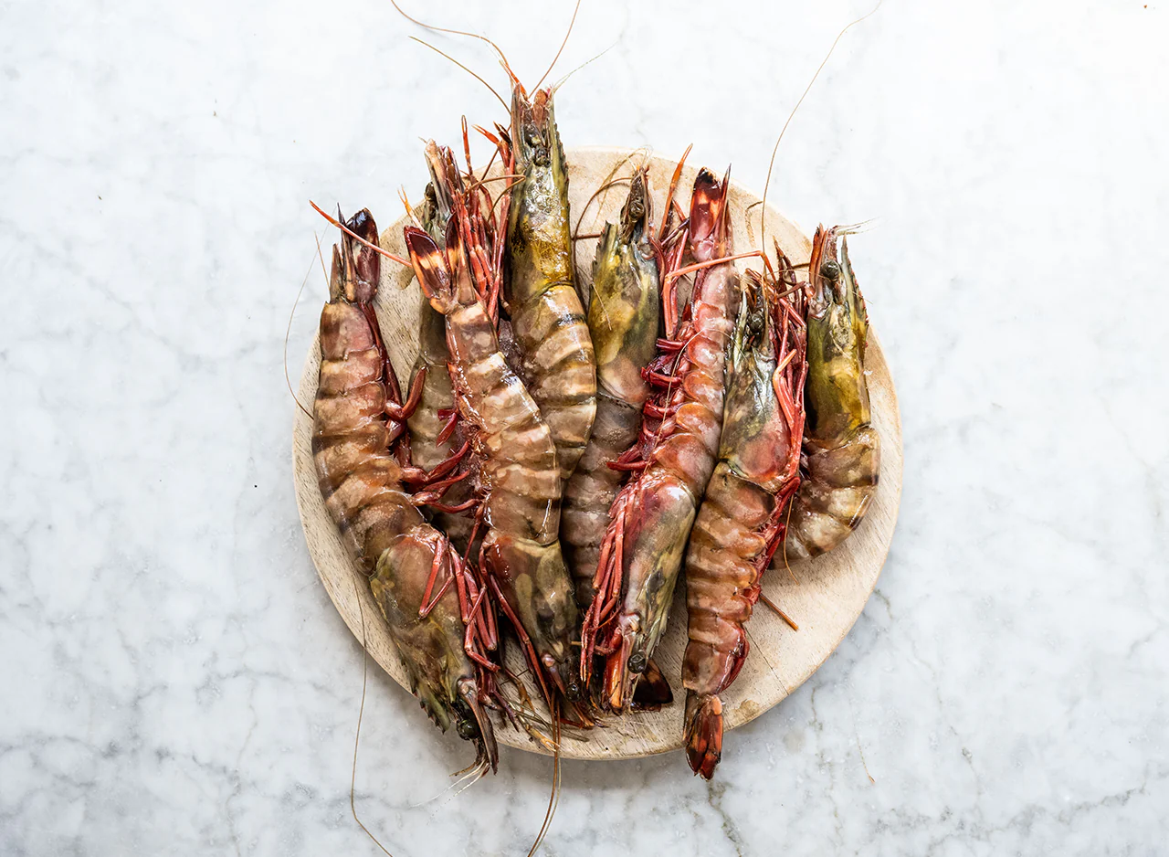 Raw Shell-on King Prawns - Image 3