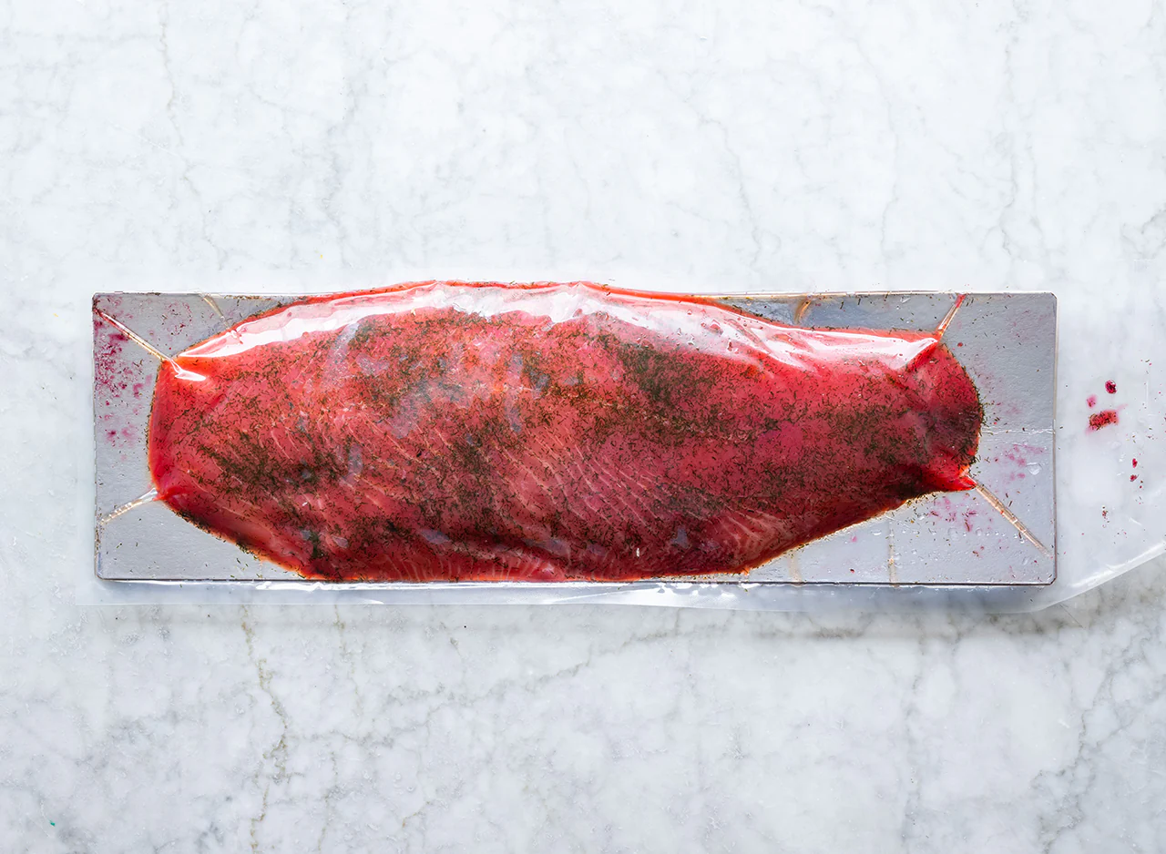 Whole Side of Beetroot Gravadlax - Image 2